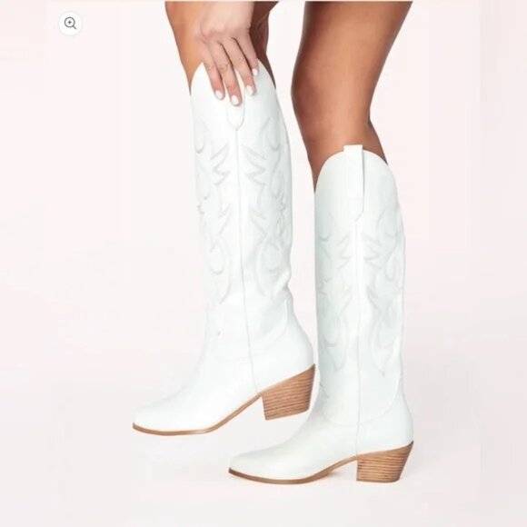 Billini URSON WHITE Tall Boots, 7 NWT - Picture 4 of 7